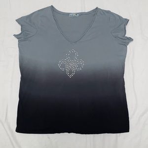 Grey V-neck Shirt